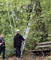 Auch die Sicherung der Leiter ist wichtig.jpg